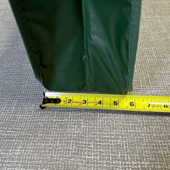 Lululemon Large recyclable reusable tote shopping bag green/white - Picture 3 of 8